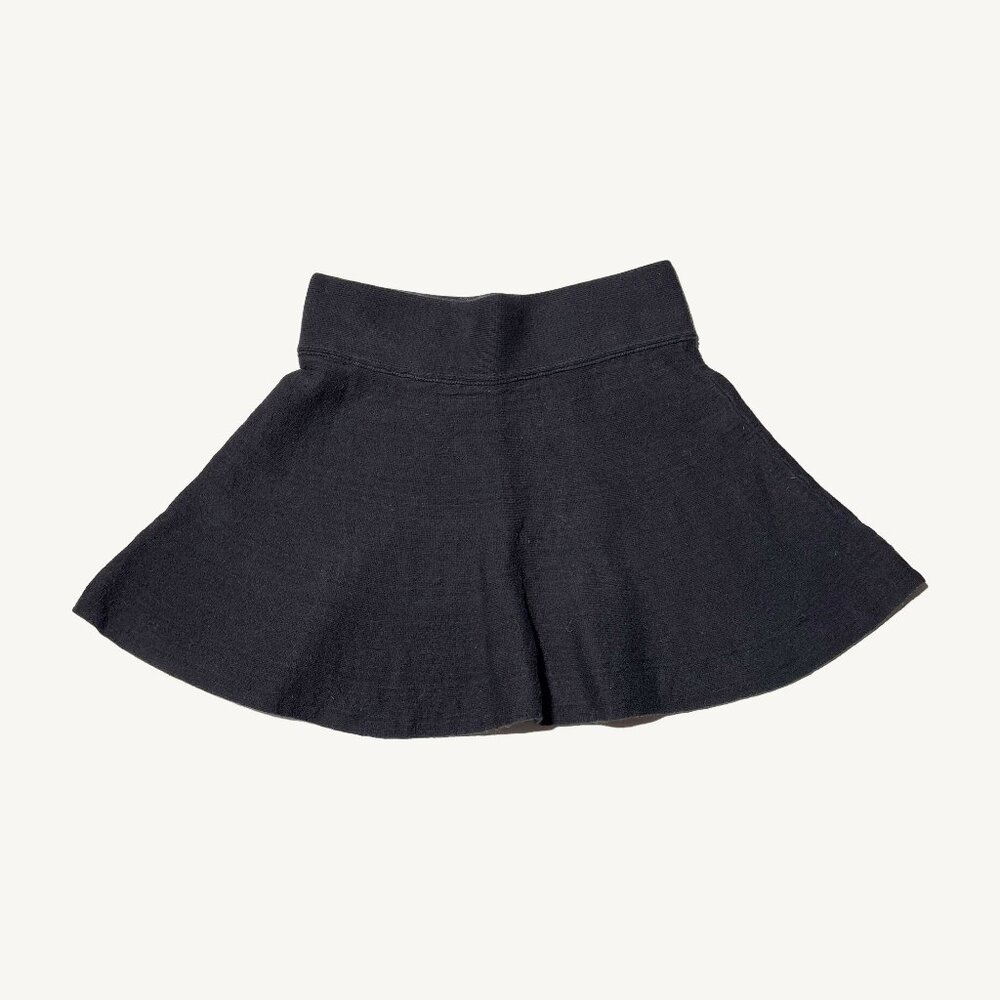 Talula Black A Line Mini Skirt Soft Knit Size XXS